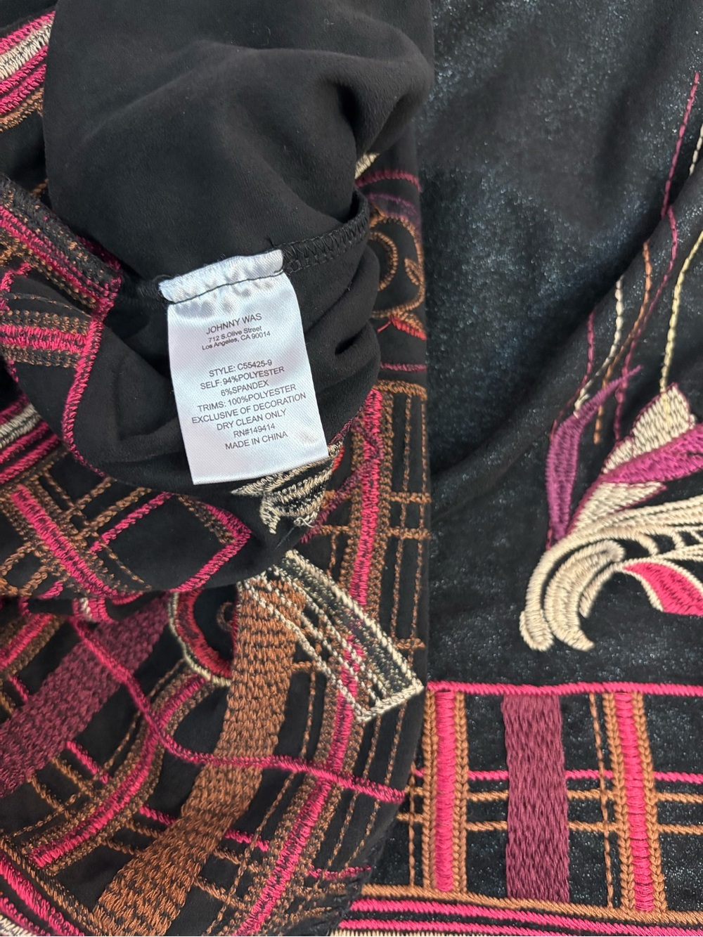 NWT Johnny Was Biya Metallic Duster Sz Large | Johnny Was Women Top - - Picture 10 of 10